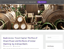 Tablet Screenshot of howardrudd.net